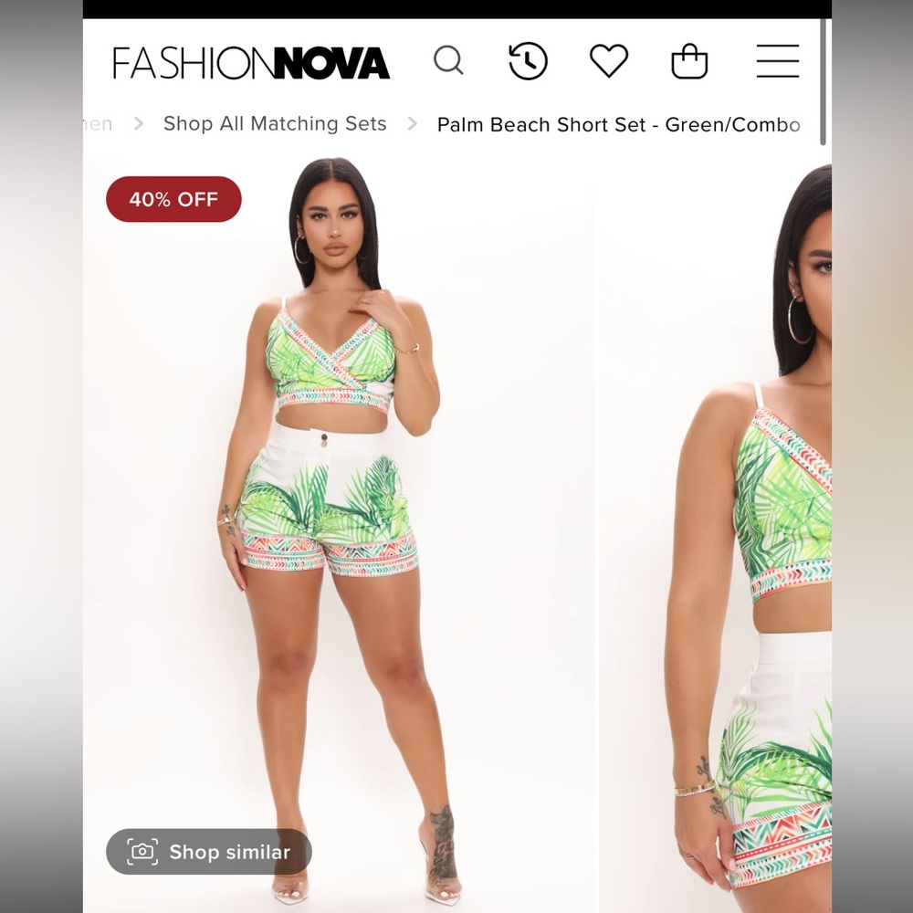 Fashion nova vacation set